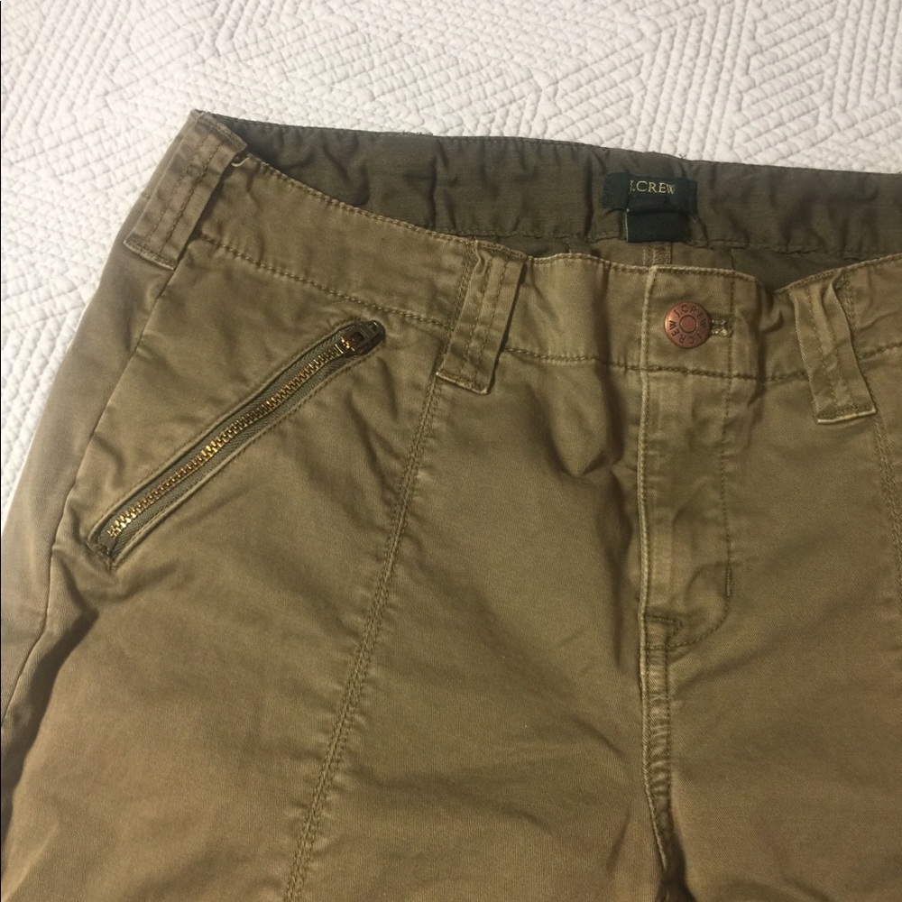3 for $25 J Crew Green motto pants